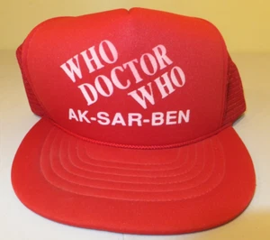 Ak-Sar-Ben - Who Doctor Who - Trucker Ball Cap - Omaha Nebraska NE - Bild 1 von 5