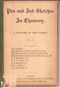 Pen and ink sketches in chancery, by A Lounger in the Courts. No 1, 2 and 3 - Bild 1 von 1
