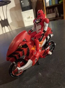 Power Rangers Jungle Fury Bike und Red Ranger Bandai *GUTER ZUSTAND* - Bild 1 von 6
