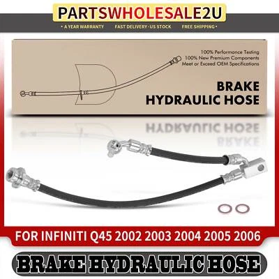 Manguera hidráulica de freno del lado del conductor delantero para Infiniti Q45 2002 2003 2004 2005 2006 Foto 1 de 4