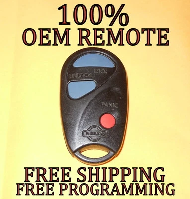 100% OEM 2001 01 NISSAN PATHFINDER QX4 MANDO A DISTANCIA SIN LLAVE TRANSMISOR KBRASTU10 Foto 1 de 2