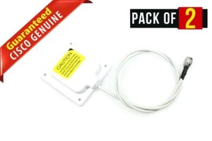 LOT x 2 Cisco AIR-ANT2460P-R 6 DBI Patch Antenna 6 DBI Patch PR-TNC - Picture 1 of 8