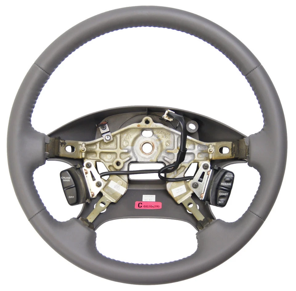 Volante Mazda 626 2000-2002 cuero gris con botones de control de crucero nuevo Foto 1 de 4