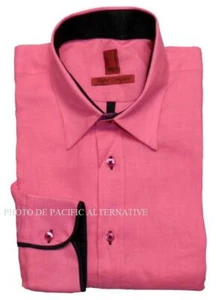 Chemise MGB taille 40 rose pour HOMME manches longues 100% LIN NEUF paris M - Bild 1 von 1