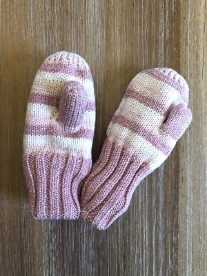 Guantes a rayas rosa loco Gap para niña nuevos con etiquetas - XS/S Foto 1 de 4