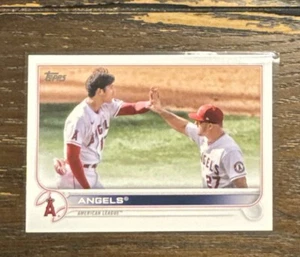 Carta 2022 Topps Series 1 Shohei Othani/Mike Trout Angels #159 - Foto 1 di 2
