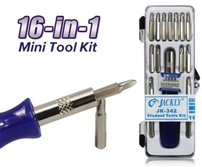 16 Pcs Screwdriver Mini Phone Watch Repair Tool Kit Set Bit Hex Trox Precision  - Image 1 of 4