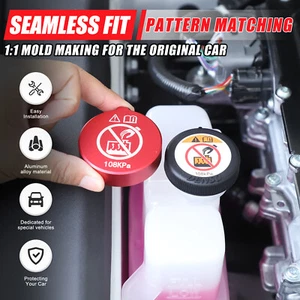 Red Alloy Engine Compartment Oil Cap Cover For Toyota Land Cruiser LC250 2024+ - Picture 1 of 12