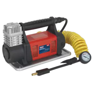 Inflador de Neumáticos / Mini Compresor Aire 12V Resistente MAC07 Sealey Nuevo - Imagen 1 de 1