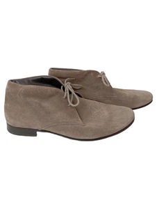 TODS Scarpe Stringate Uomo Grigio Camoscio Eleganti con Logo (EU 42) - Foto 1 di 4