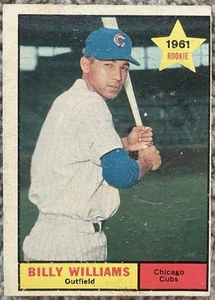 Billy Williams 1961 Topps Rookie Card #141 - Picture 1 of 2