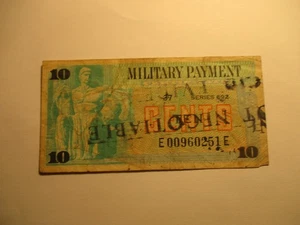 US MPC  10c Ten Cents  Series 692 CID Evidence Note - rare - Picture 1 of 2