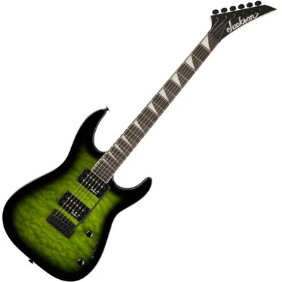 Jackson JS Series Dinky JS20 DKQ 2PT, tastiera amaranto, verde trasparente - Immagine 1 di 4