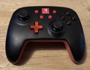 Power A Enhanced Wireless Controller Nintendo Switch Black/Red - Picture 1 of 4
