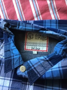 Men’s Fat face Blue Checked Shirt Size XL - Picture 1 of 2