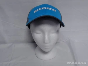 "Pre-Owned" Shimano Strap Back Trucker Hat Blue - Picture 1 of 7