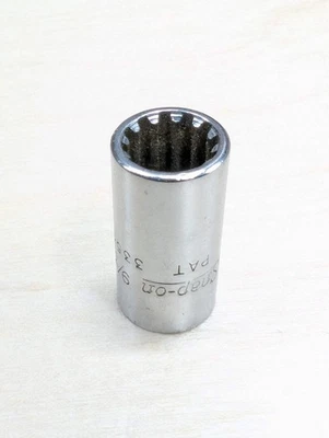 Snap-On Tools USA 1/4" Drive SAE #9 9/32" Shallow SPLINE Socket TES9 - Image 1 of 4