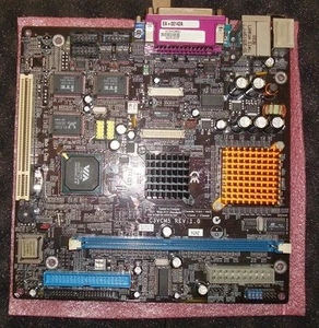 Carte mère industrielle Mini-ITX C3VCM5 VIA C3 1Ghz CPU LVDS RS-232 PCI IDE occasion - Photo 1/3