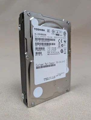 Toshiba AL13SXB600N 2.5" 600GB 15K RPM 6Gbps SAS HDD Drive PN: HDEAE00JAA51 - Image 1 of 4