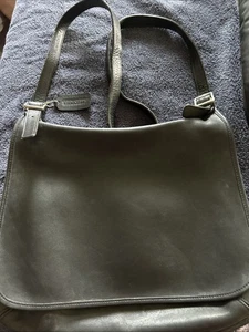 1990's Coach g9p-9134 Hippie Flap Bag Leather Crossbody brown - Picture 1 of 3