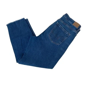 American Eagle Raw Hem Mom Straight Jeans - Size 12 - Picture 1 of 8