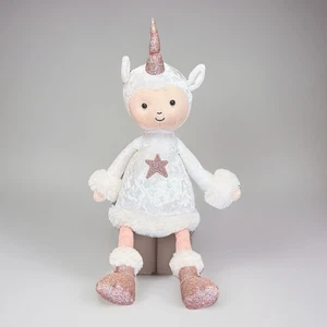 Excellent Condition 12" Jellycat Perky Unicorn Moon Soft Doll Plush Girl - Picture 1 of 5