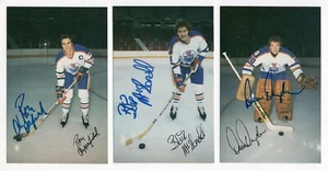 1979-80 Edmonton Oilers Autographed Postcard Lot of 3 - Picture 1 of 2