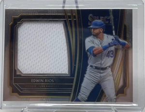 2020 Panini Select Rookie Jersey Swatches #RJS-ER EDWIN RIOS LA Dodgers - Picture 1 of 2
