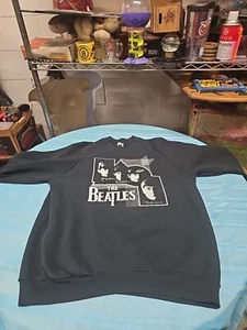 80s Rare 2XL Fruit Of The Loom Beatles Sweatshirt - Picture 1 of 11