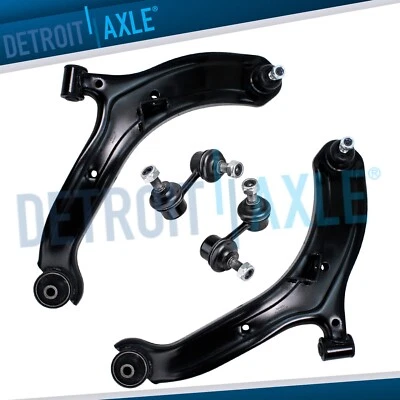 Nuevo kit de 4 piezas: brazos de control inferiores y eslabones de barra estabilizadora para Hyundai Accent 2000-05 Foto 1 de 4