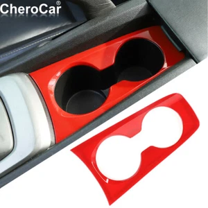 Cubierta de panel interior portavasos de agua decoración roja para Chevrolet Camaro 10-15 - Imagen 1 de 10