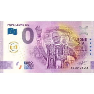 Zero Euro Souvenir Banknote Vatikan 2025- Pope Löwe XIV - Papst Leone XIV - Picture 1 of 1