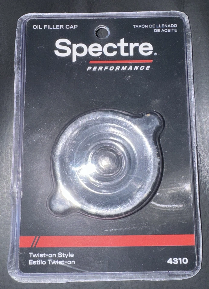 Tapa de llenado de aceite de motor Spectre 4310 cromada Foto 1 de 1