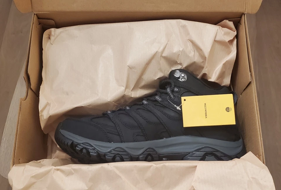 Merrell J035761 Moab 3 Prime Waterproof Hiking Boots for Men - Black - 8M