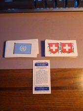 1967 Brooke Bond Tea COMPETE SET of 50 World Flags and Emblems Vintage Tobacco