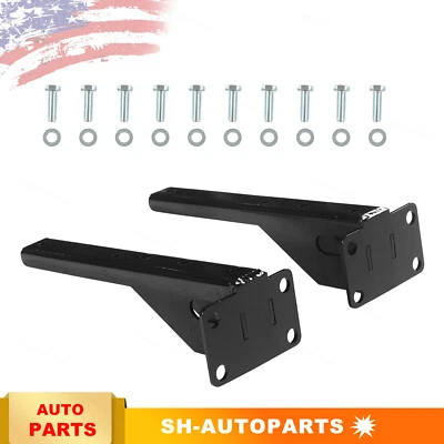 Fits 1986-2001 Jeep Cherokee XJ Rear Bumper Brackets 2pcs  ORIGINAL BUILDER USA - Image 1 of 4