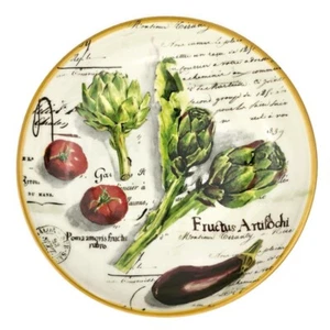 Williams Sonoma MARCHE servizio pasta ciotola 13" Marc Lacaze melanzane come nuovo - Foto 1 di 16