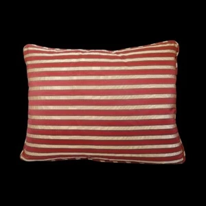 Scalamandre GERAFFTE STREIFEN Seidenstoff Lendenkissenbezug mit Einlage - Bild 1 von 7