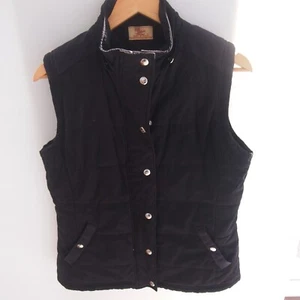 R. M. Williams women's lined black vest size 12 JA380. 02 - Picture 1 of 9