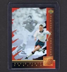 DAVID PLATT 1994 Upper Deck World Cup Soccer Insert Card ENGLAND #WC3 PSA - Picture 1 of 2