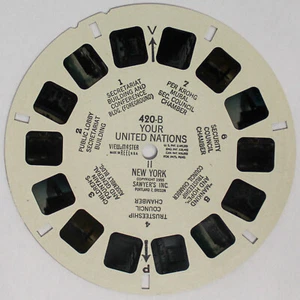 Vintage View-Master 420-B Your United Nations II Slide 1955 As-Is - Picture 1 of 4