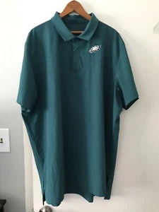 Nike Dri-Fit On Field Philadelphia Eagles 1/4 Snap Sideline Polo Shirt Size 2XL - Picture 1 of 9