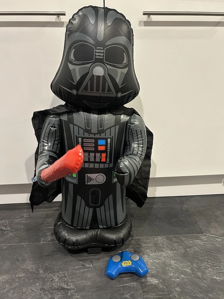 DARTH VADER STAR WARS RADIO REMOTE CONTROL INFLATABLE JUMBO 3+ YEARS (NO BOX) - Image 1 of 4