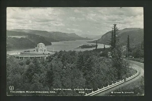 Oregon OR real photo postcard RPPC Columbia River Hwy. Vista House Crown Point - Picture 1 of 2