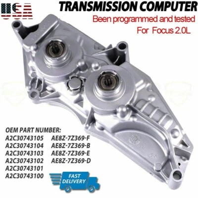 Programmed TCU TCM Transmission Control Module A2C53377498 For Ford Focus 2.0L - Image 1 of 4