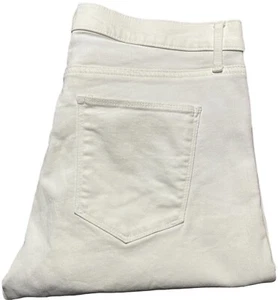 GAP Womens Jeans Size 32S White Denim True Skinny Ankle Stretch Mid Rise Modern - Picture 1 of 14