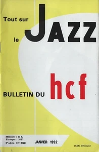 Tout Sur Le Jazz Bulletin Du HCF Janvier 1992 Magazine - Picture 1 of 3