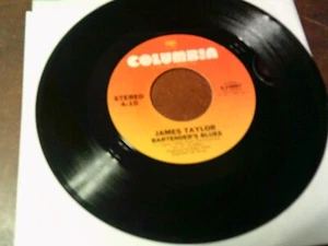 JAMES TAYLOR HANDY MAN / BARTENDER'S BLUES 45 RPM RECORD - Picture 1 of 2