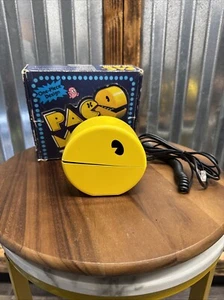 Vintage 1980 Pac Man Flip Open Home Phone Bally Midway With Original Box Yellow - Picture 1 of 4