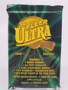 1994 FLEER ULTRA SERIES I SEALED PACK ONE (1) SINGLE FOOTBALL CARDS NFL rc faulk - Picture 1 of 2